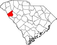 South CarolinaAbbeville County地圖