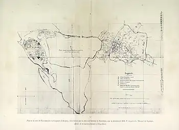 1875年《臺灣府城並安平海口圖》