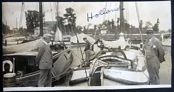 McCoy family in Holland. McCoy scrapbook image McCoy Family Papers Collection. J. Henderson Welles Archives and Library, Independence Seaport Museum