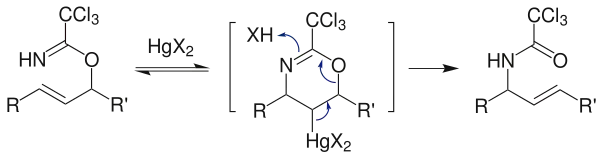 金属汞催化的奥弗曼重排反應