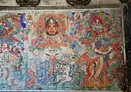 馬頭觀音 (左), 不動明王 (右)