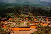 天台山国清寺模型