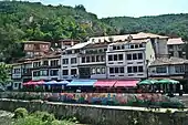 Street art in the old city of Prizren, Kosovo.