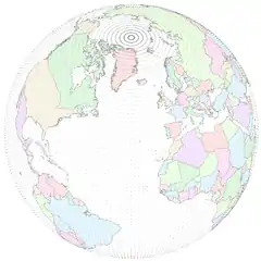 NCEP T62 Gaussian grid points