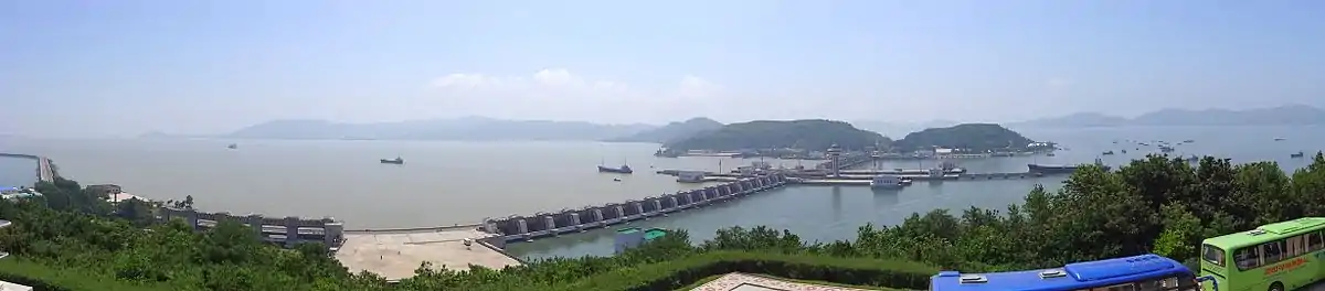 西海水闸全景