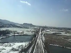 下雪后的宁铜线钟鸣段