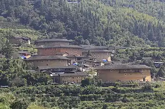 田螺坑土楼群远景