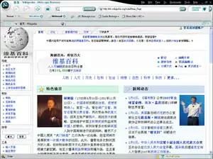 在Windows XP下的Netscape Browser 8.1.2版本瀏覽器