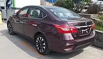 第三代Sylphy B17型系後期車尾(中國大陸樣式)