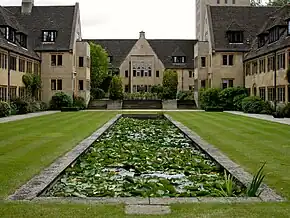 Nuffield College Courtyard, from the west