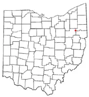 Location of Alliance, Ohio