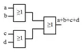 OR4，由OR2实现，较为经济的方案