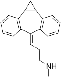 Chemical structure of Octriptyline