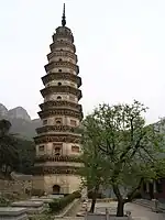 灵岩寺辟支塔（山东济南，宋代）