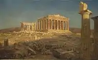 《帕德嫩神廟》（The Parthenon），1871年，大都會藝術博物館