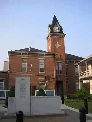 Pendleton County courthouse in Falmouth