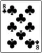 8 of clubs