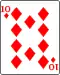 10 of diamonds