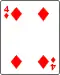 4 of diamonds