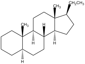 5α,14α-孕烷结构式