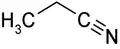 C2H5CN，丙腈