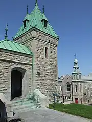 Part of the top of Kent gate, seen from above