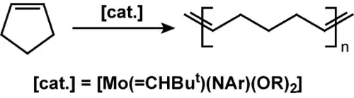 ROMP of cyclopentene