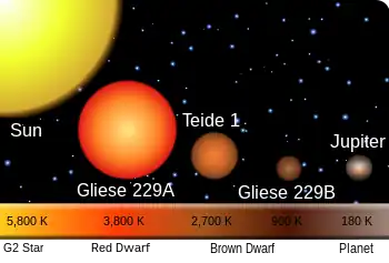 relative sizes