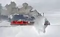 Rotary snowplow Xrotd 9213 with dual-mode Gem 4 / 802 4 in action