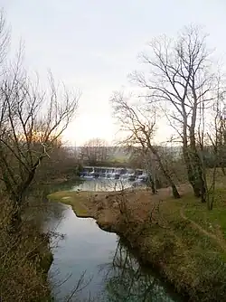 The Lèze in Beaumont-sur-Lèze