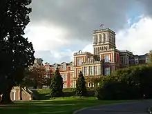 a large Victorian building