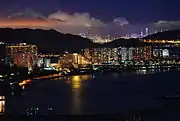 住宅東面夜景（遠眺香港島中環）