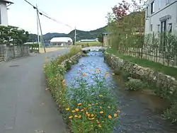 流經山田地區的裂田之溝