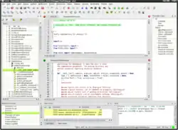 Eric4 Python IDE 运行截图