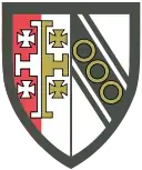 Selwyn College heraldic shield