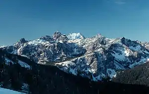 冬季的七魔鬼山岭