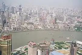 黃浦江畔街景