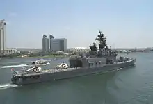 日本白根級護衛艦後方機艙