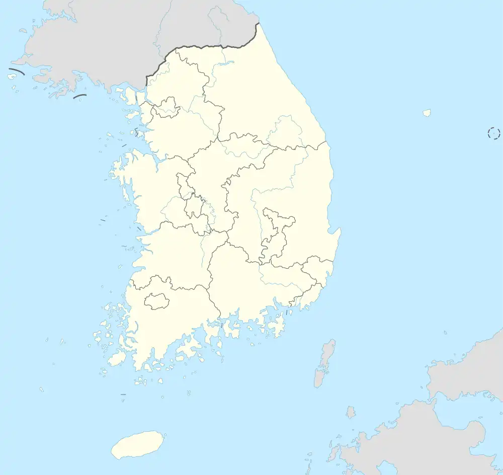 羅老宇宙中心在大韩民国的位置