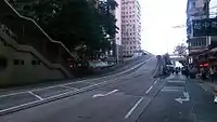 糖水道的高架行車天橋