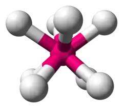 四角反棱柱形分子构型