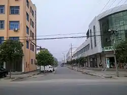 李店乡集镇一角