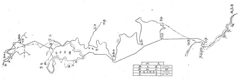 日月潭水力發電工程計畫圖