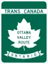 Trans-Canada Highway Ottawa Valley Route shield