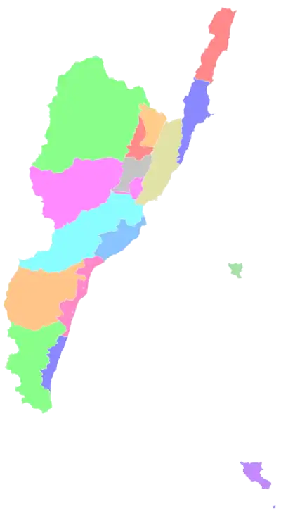 國立臺東專科學校在台東縣的位置