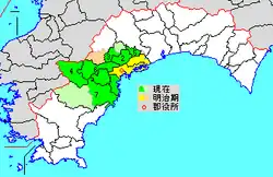 高岡郡位置圖