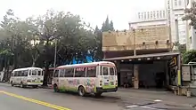 位於桃園區公所附近的桃園市免費市民公車總站