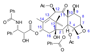 紫杉醇分子 编号