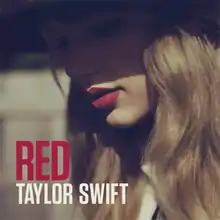 The cover artwork of Taylor Swift's 2012 album Red.