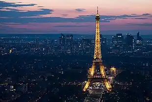 Biggest metropolis of europe Paris, France